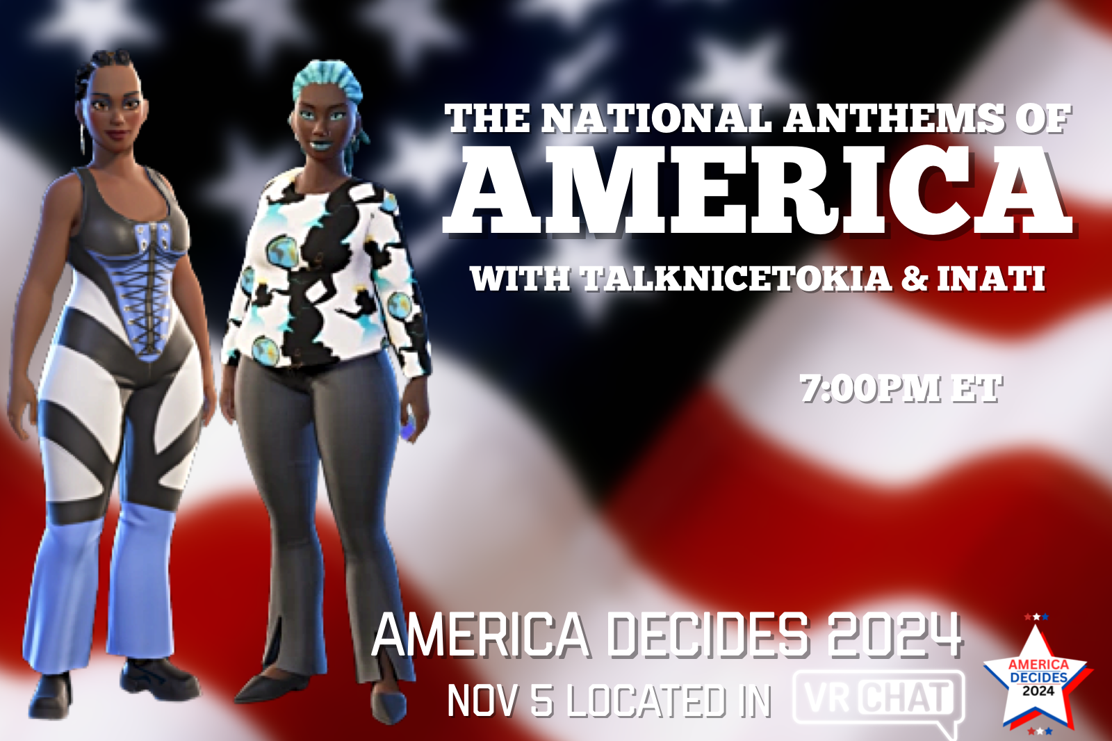 The National Anthems of America with Talknicetokia & Inati
